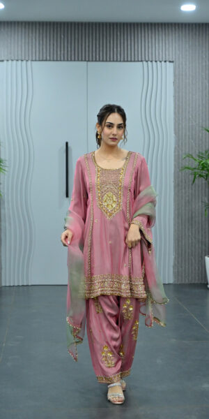 Soft Pink & Sage hand embroidery set